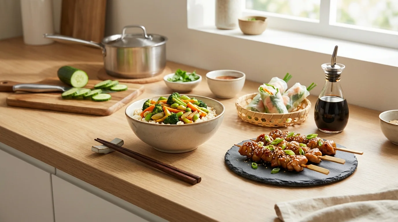 5 Recettes Asiatiques Faciles pour Débutants