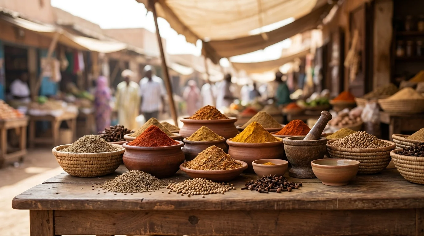 Épices Africaines : Guide des Mélanges Traditionnels d'Afrique