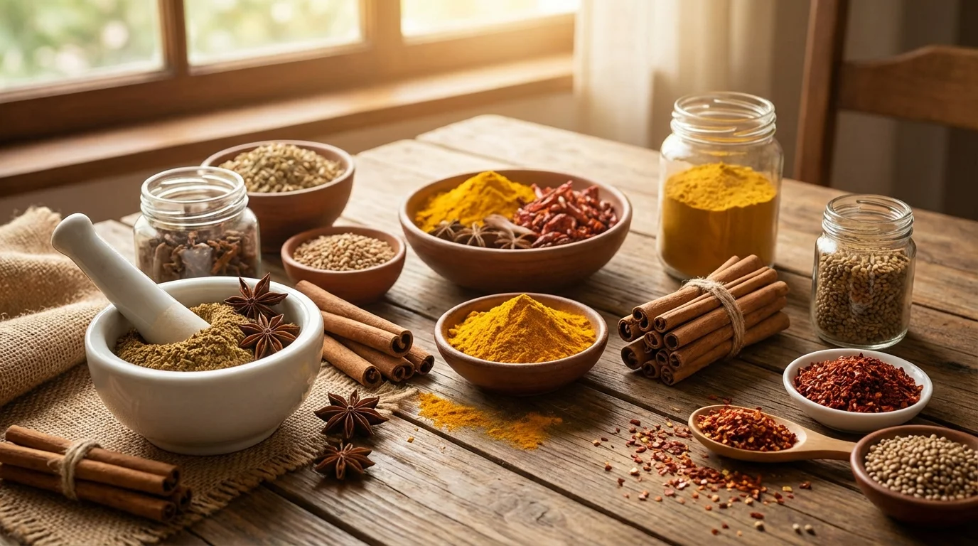 Les Noms des Épices avec Photos : Guide Visuel Complet